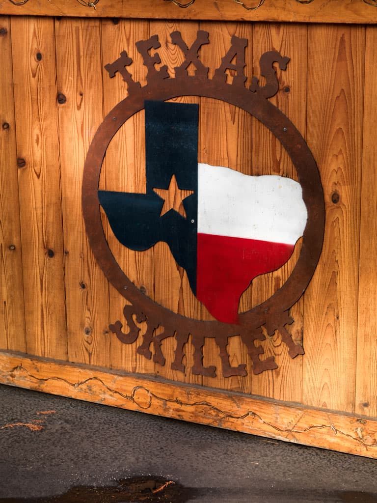 Texas Skillet serving food at an event